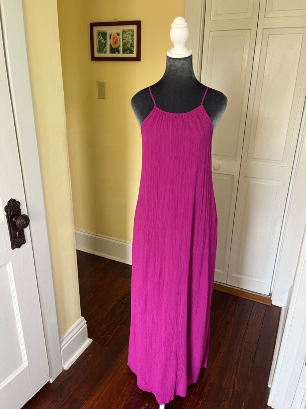 a new day/target Bright Magenta Spaghetti Strap Dress